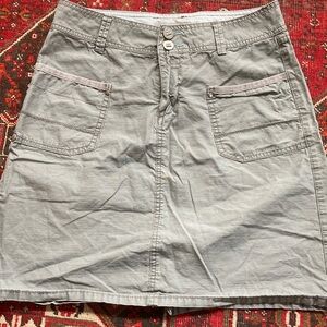 Horny Toad Gray Mini Skirt